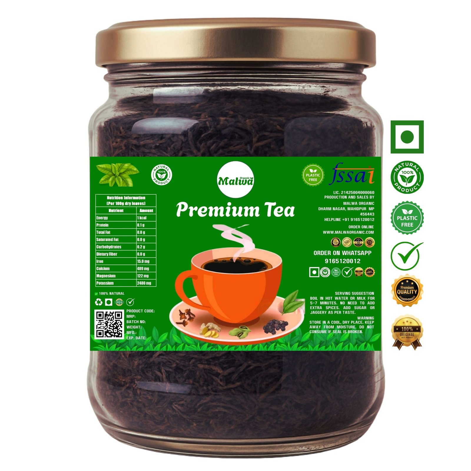 Malwa Organic Premium Chai (Tea)
