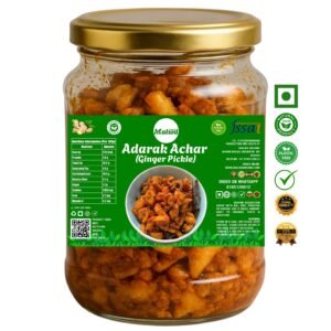 Malwa Organic Premium Desi Adarak Achar (Ginger Pickle) Malwa Organic Premium Desi Adarak Achar (Ginger Pickle)