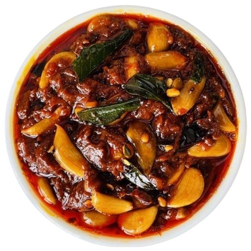 Malwa Organic Premium Desi Lahsun Achar (Garlic Pickle) - Image 3