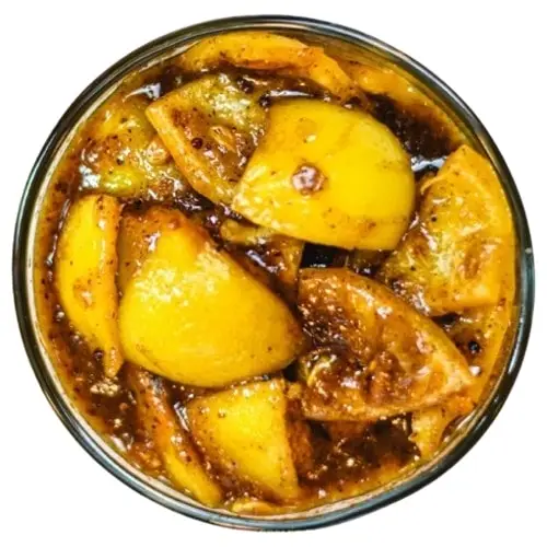 Malwa Organic Premium Desi Nimbu Achar (Lemon Pickle) - Image 3
