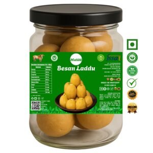 Malwa Organic A2 Cow Desi Ghee Besan Laddu